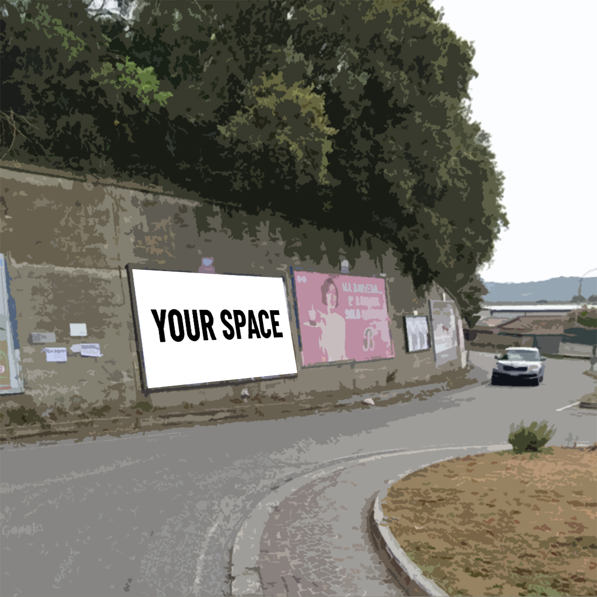 SPAZIO PUBBLICITARIO 600 x 300 Rotonda SP163 (FEROLETO ANTICO) Dal 19/10/2026 al 01/11/2026 14 giorni